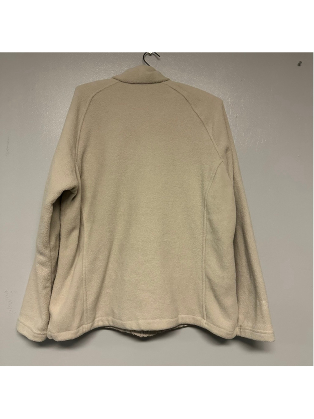 New Balance women’s Beige Quilted Fleece jacket 2XL full zip with zip pockets - Picture 3 of 8